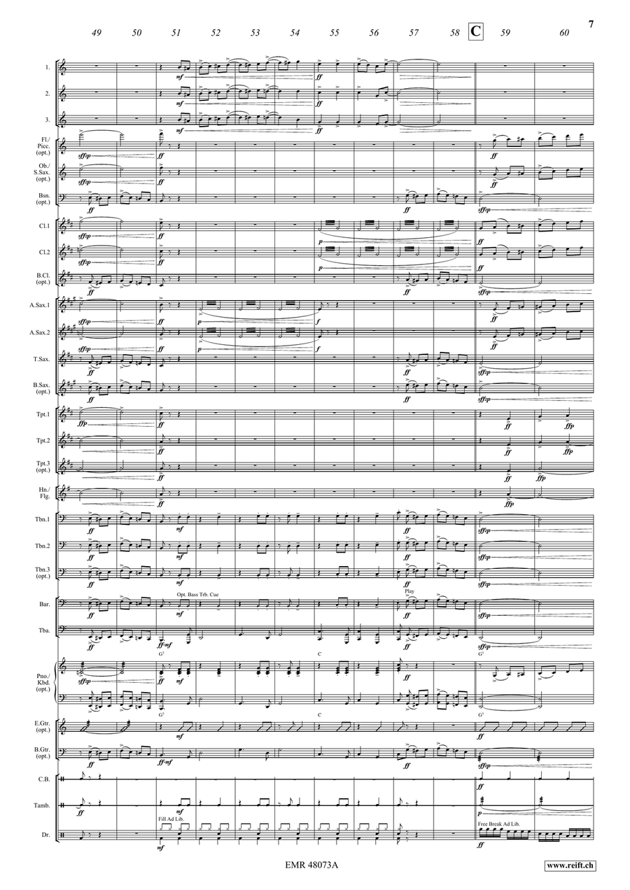 Let's Party! Let's Party! Concert Band scores gallery preview page 9