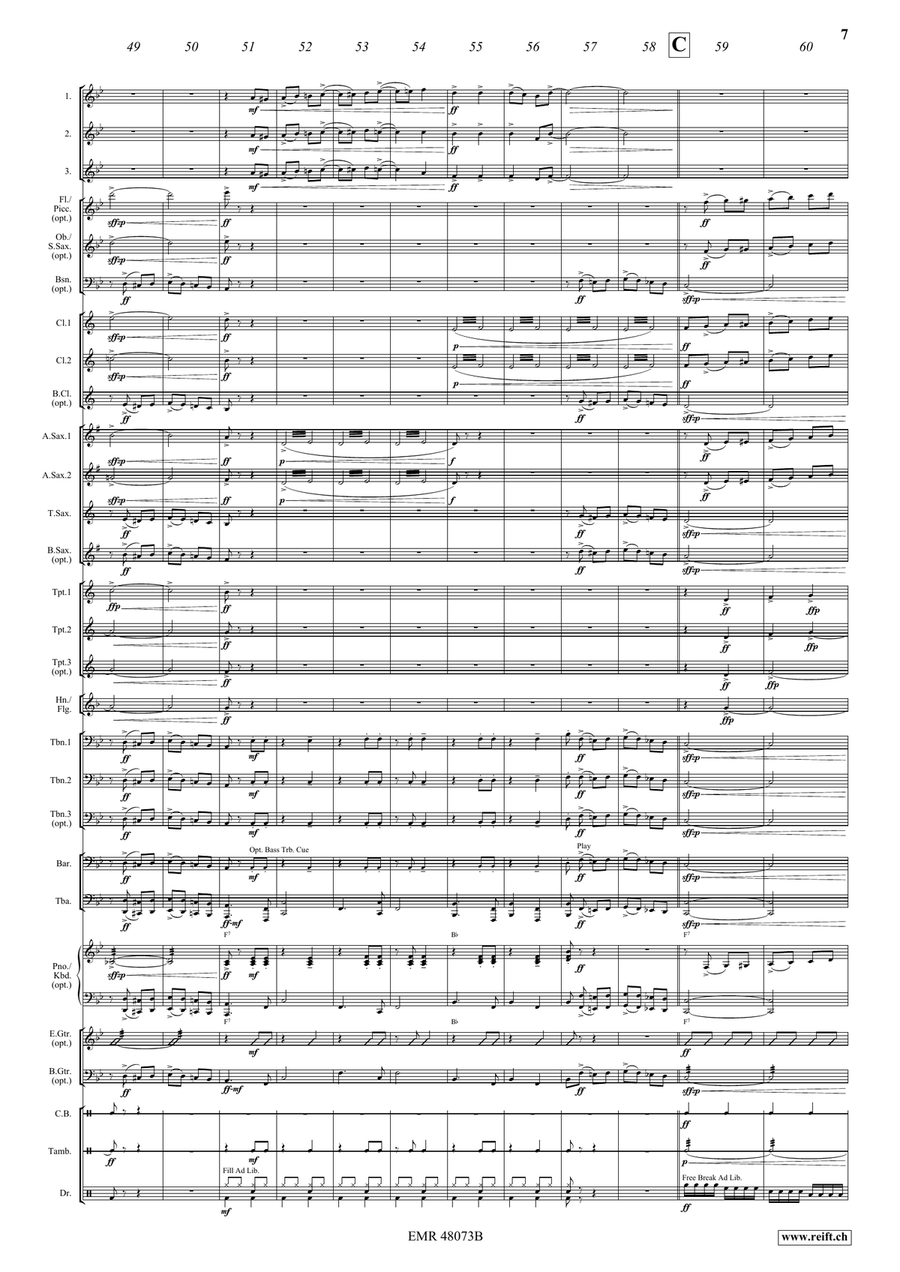 Let's Party! Let's Party! Concert Band scores gallery preview page 9