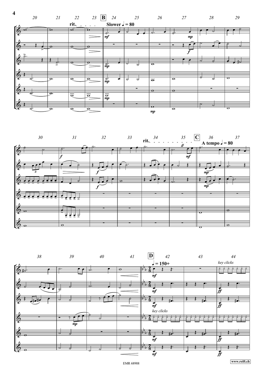 Lightyears Ahead Lightyears Ahead Clarinet scores gallery preview page 5