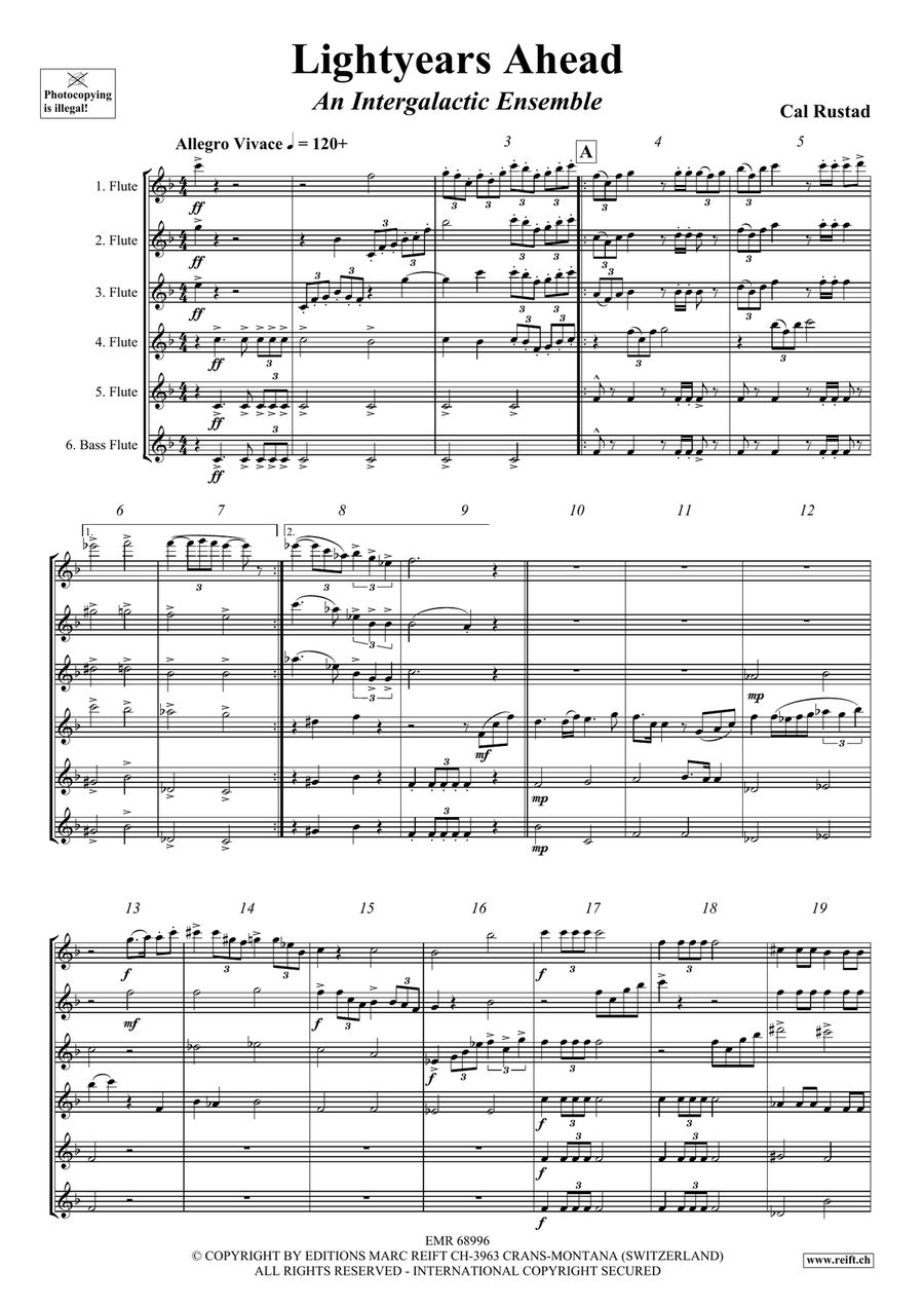 Lightyears Ahead Lightyears Ahead Flute scores gallery preview page 4