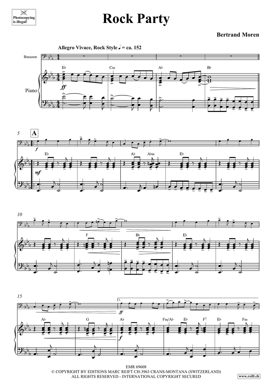 Rock Party Rock Party Bassoon Solo scores gallery preview page 5
