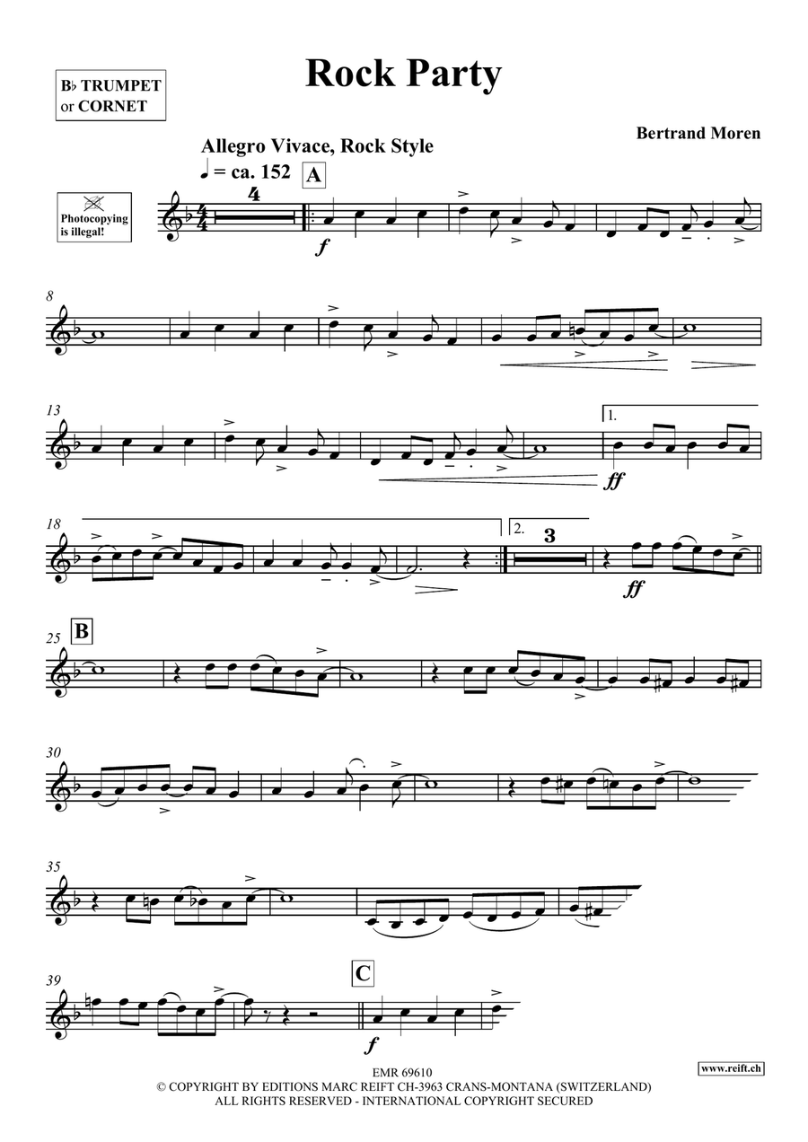 Rock Party Rock Party Cornet scores gallery preview page 4