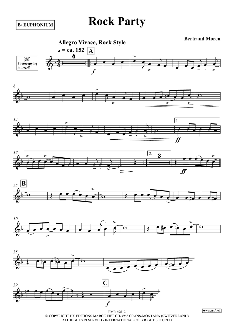 Rock Party Rock Party Euphonium scores gallery preview page 4