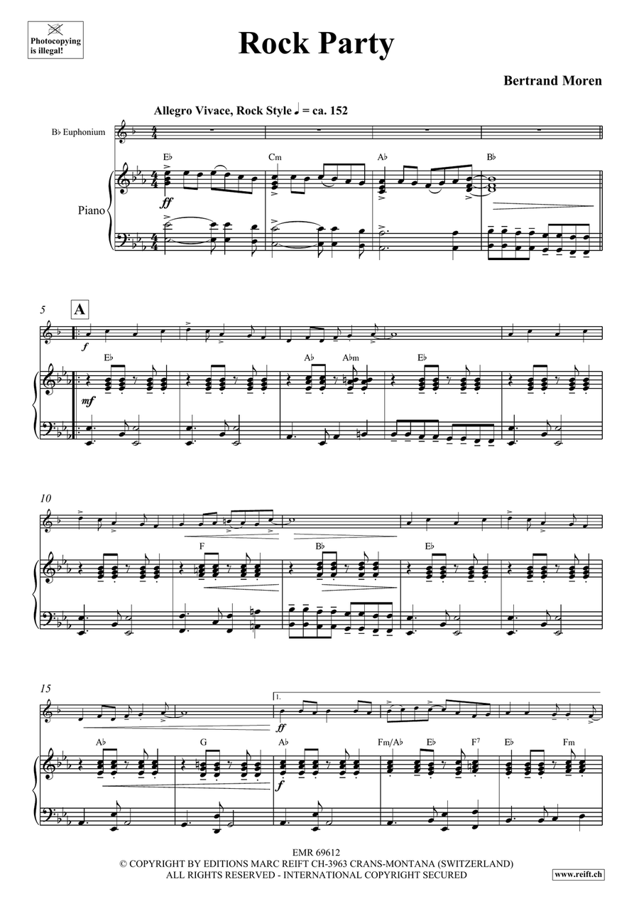 Rock Party Rock Party Euphonium scores gallery preview page 5