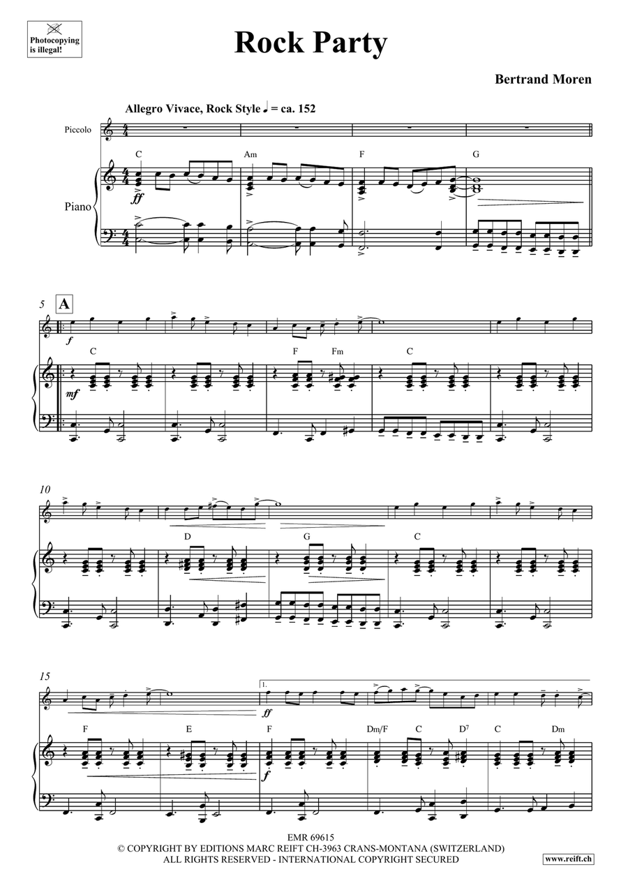 Rock Party Rock Party Piccolo scores gallery preview page 5