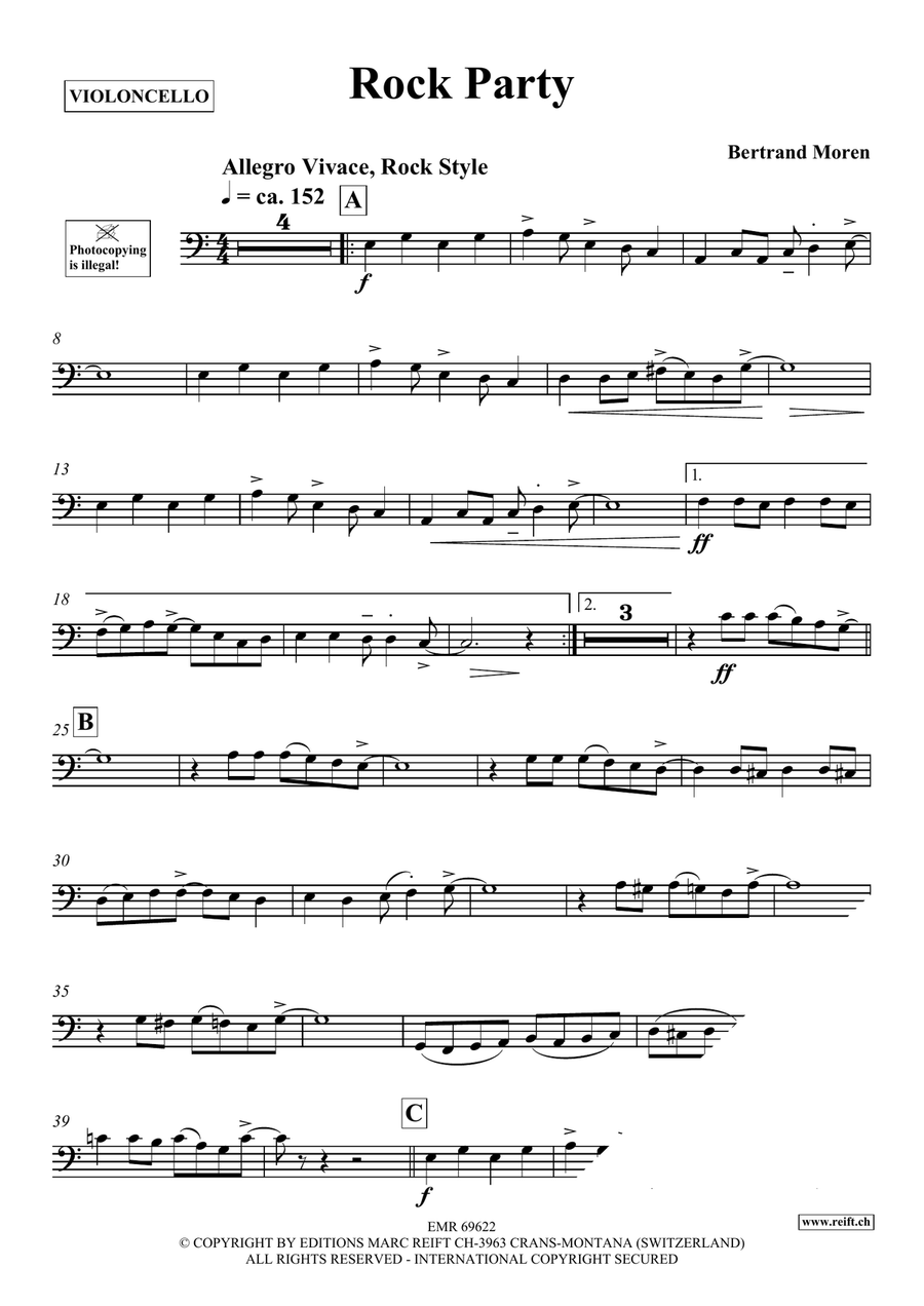 Rock Party Rock Party Piano Accompaniment scores gallery preview page 4