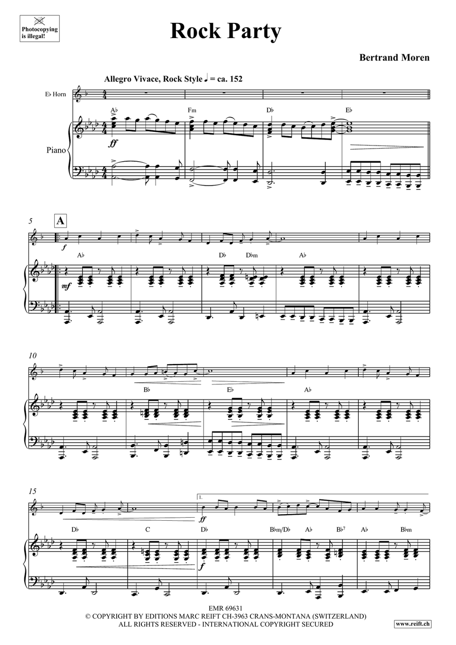 Rock Party Rock Party Horn scores gallery preview page 5