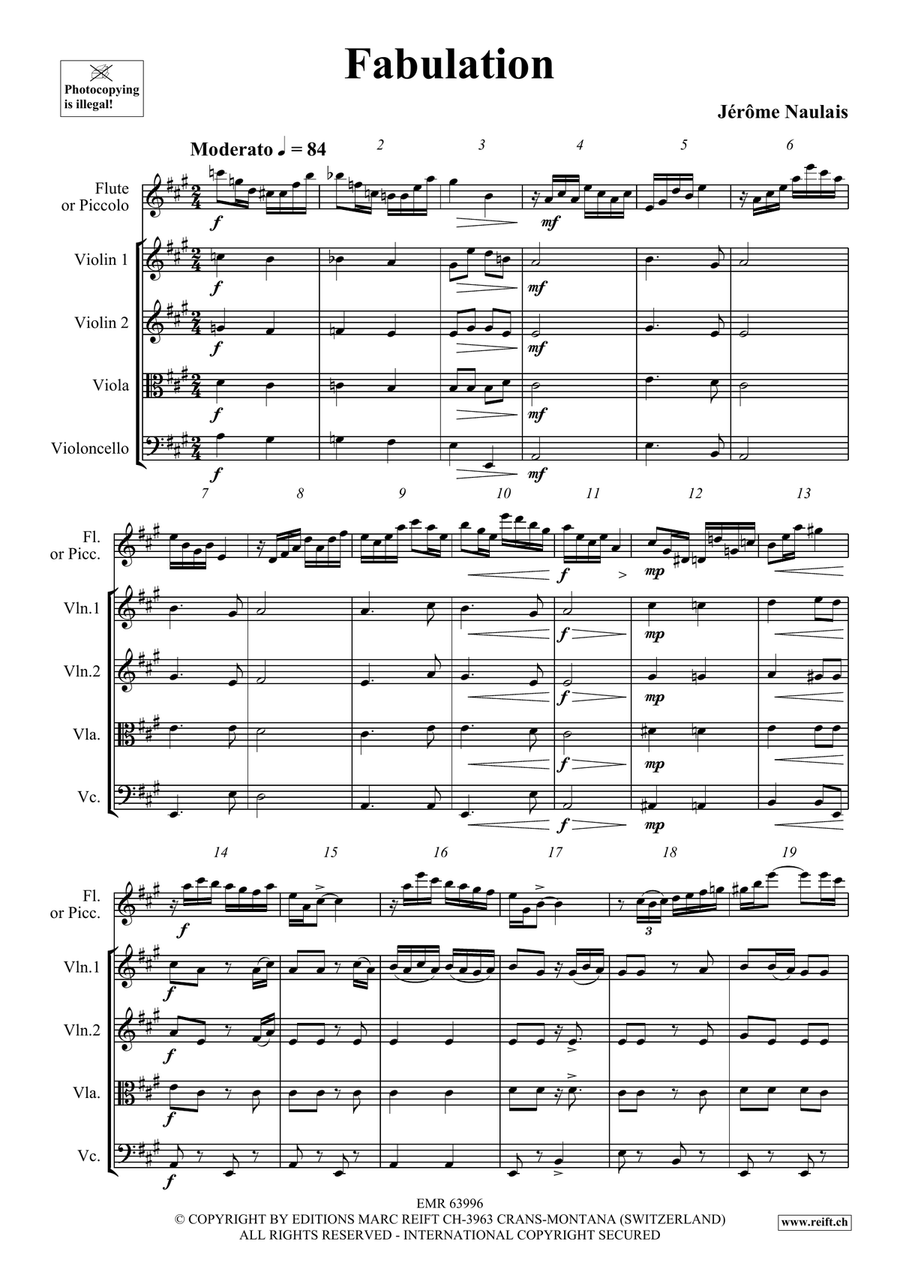 Fabulation Fabulation Flute scores gallery preview page 4