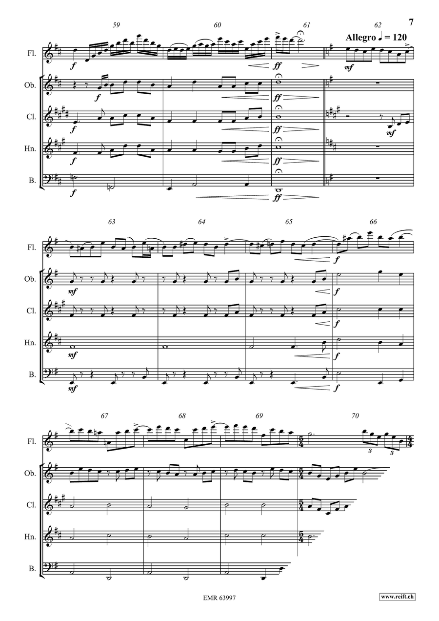 Fabulation Fabulation Woodwind Quintet scores gallery preview page 8