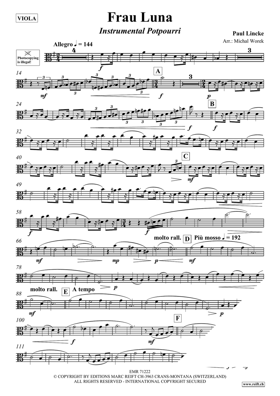 Frau Luna Frau Luna Piano Accompaniment scores gallery preview page 3