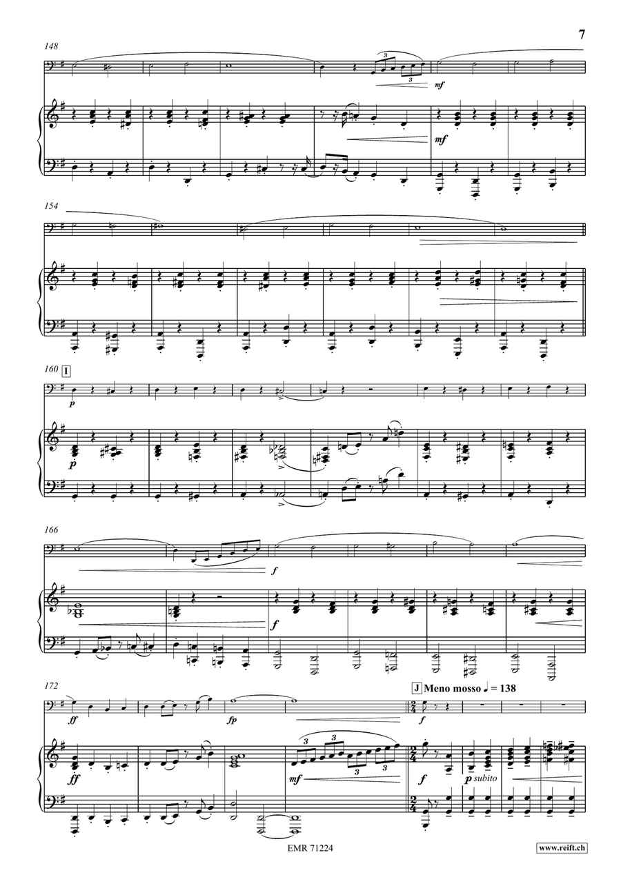 Frau Luna Frau Luna Double Bass scores gallery preview page 8