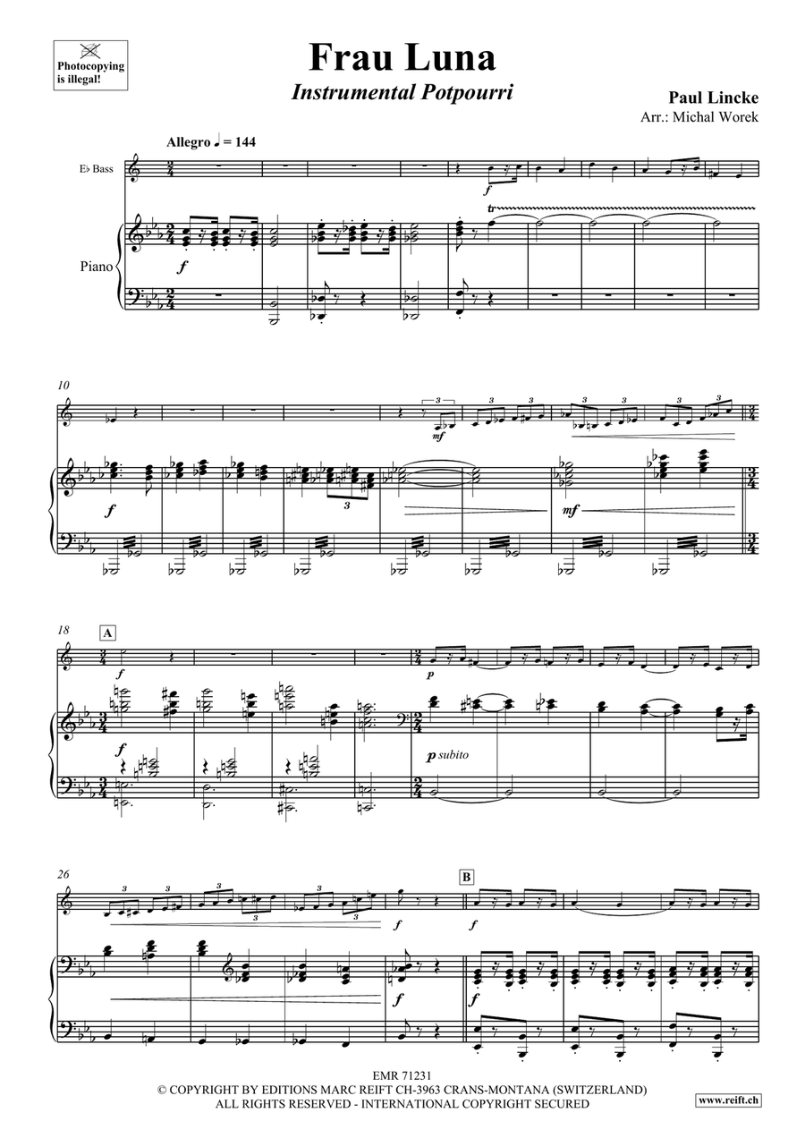 Frau Luna Frau Luna Voice Solo scores gallery preview page 4