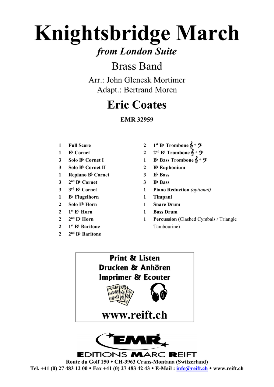 Knightsbridge March Knightsbridge March Brass Band scores gallery preview page 2