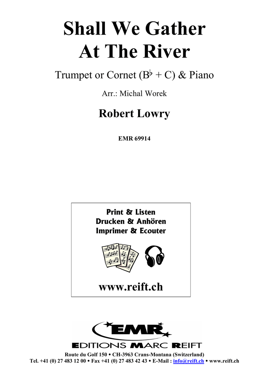 Shall We Gather At The River Cornet scores gallery preview page 2