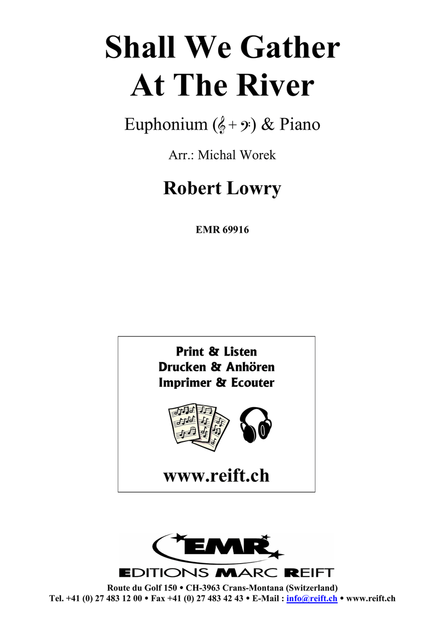 Shall We Gather At The River Euphonium scores gallery preview page 2