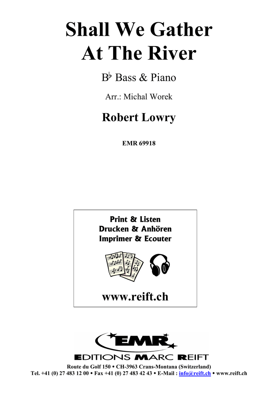 Shall We Gather At The River Voice Solo scores gallery preview page 2