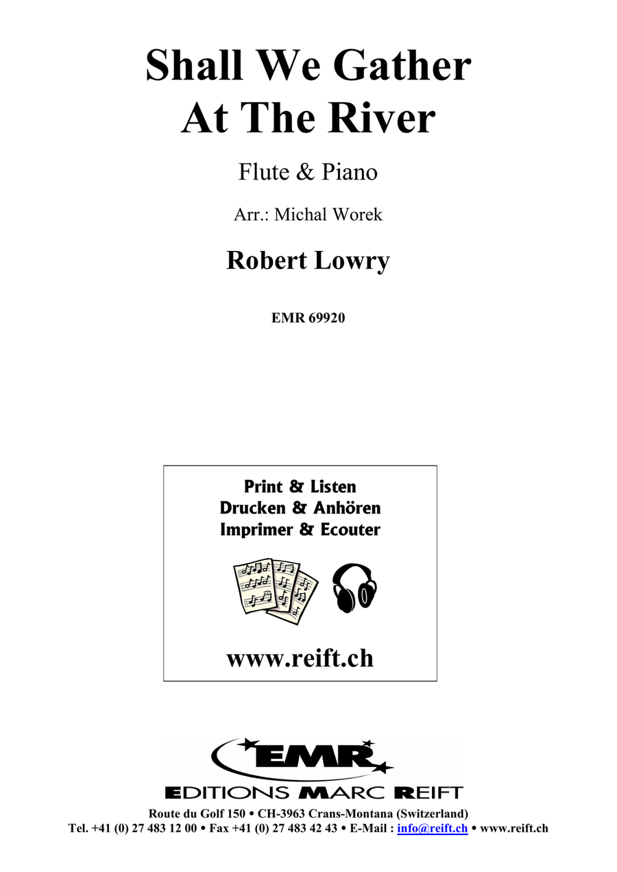 Shall We Gather At The River Flute Solo scores gallery preview page 2