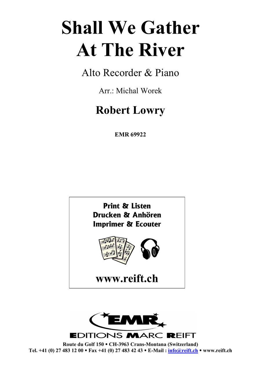 Shall We Gather At The River Alto Recorder scores gallery preview page 2