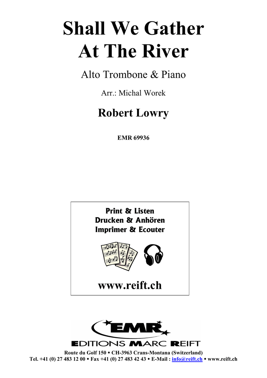 Shall We Gather At The River Piano Accompaniment scores gallery preview page 2