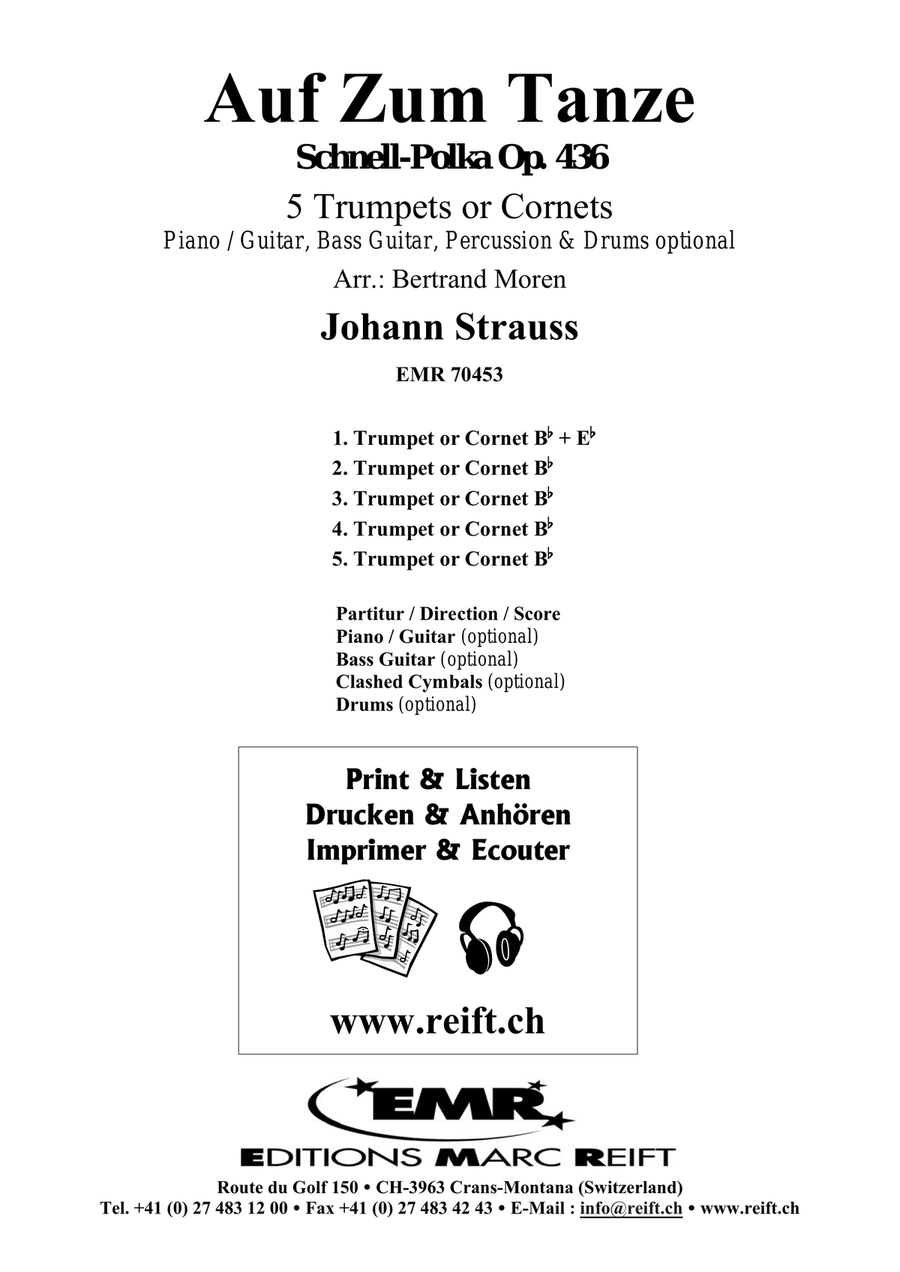 Auf Zum Tanze Auf Zum Tanze Cornet scores gallery preview page 2