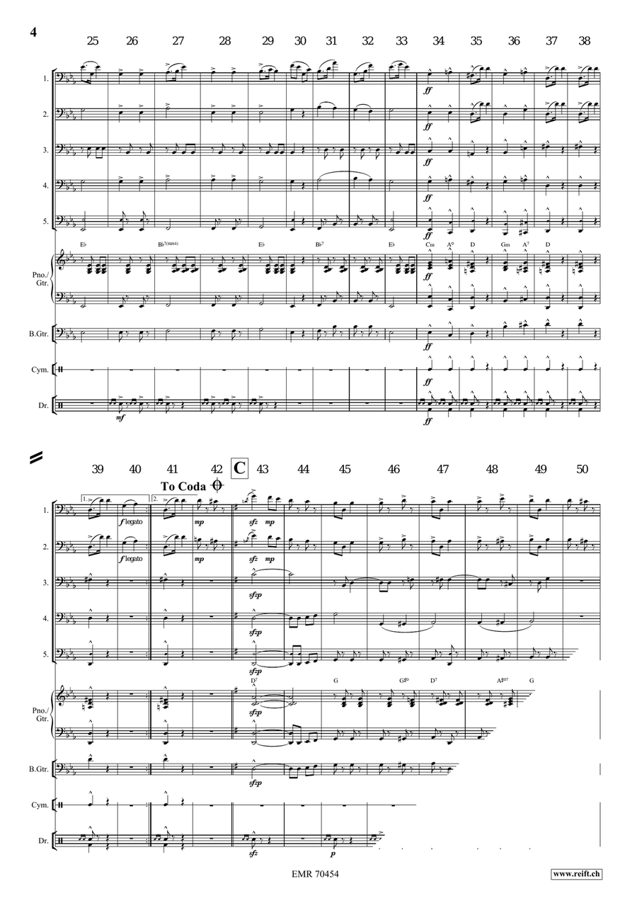 Auf Zum Tanze Auf Zum Tanze Trombone scores gallery preview page 4