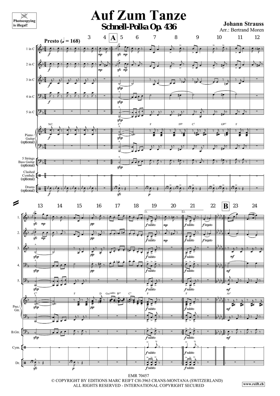 Auf Zum Tanze Auf Zum Tanze Woodwind Quintet scores gallery preview page 3