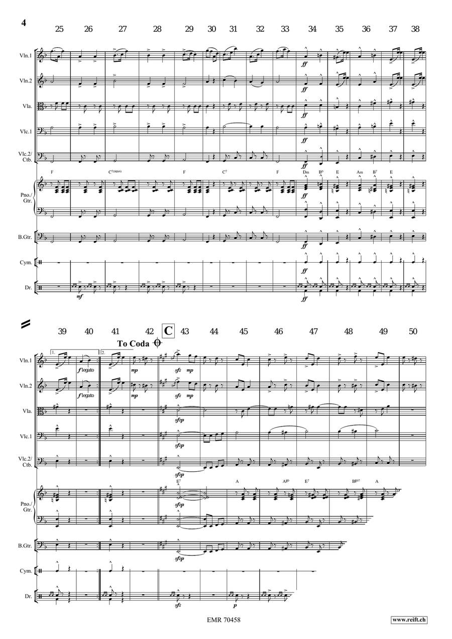 Auf Zum Tanze Auf Zum Tanze String Orchestra scores gallery preview page 4