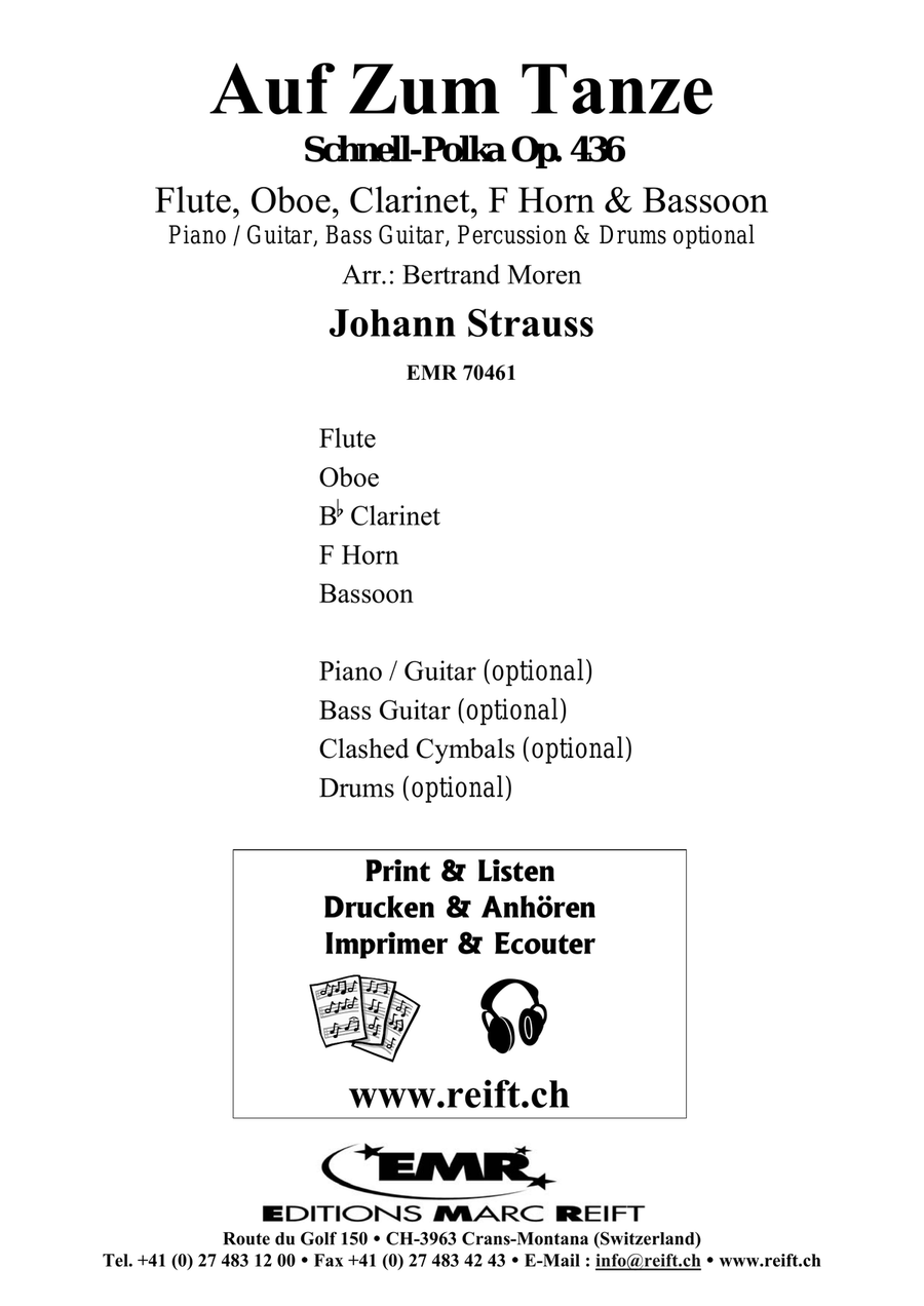 Auf Zum Tanze Auf Zum Tanze Woodwind Quintet scores gallery preview page 2