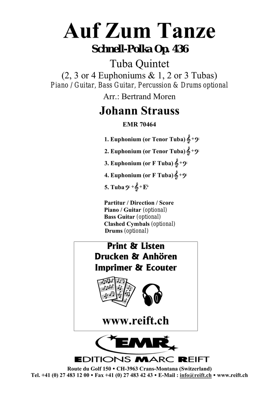 Auf Zum Tanze Auf Zum Tanze Tuba scores gallery preview page 2