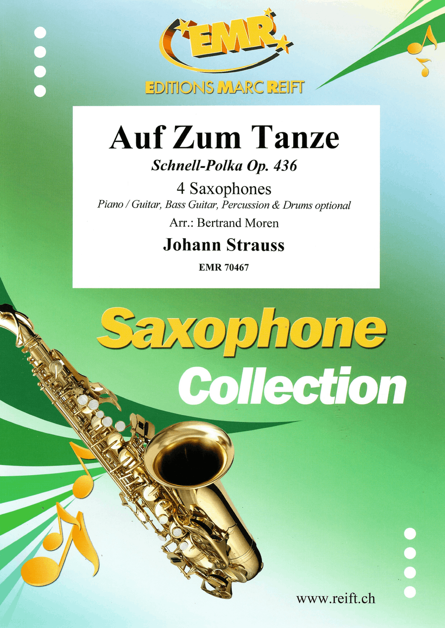 Auf Zum Tanze Auf Zum Tanze Saxophone Quartet scores gallery preview page 1
