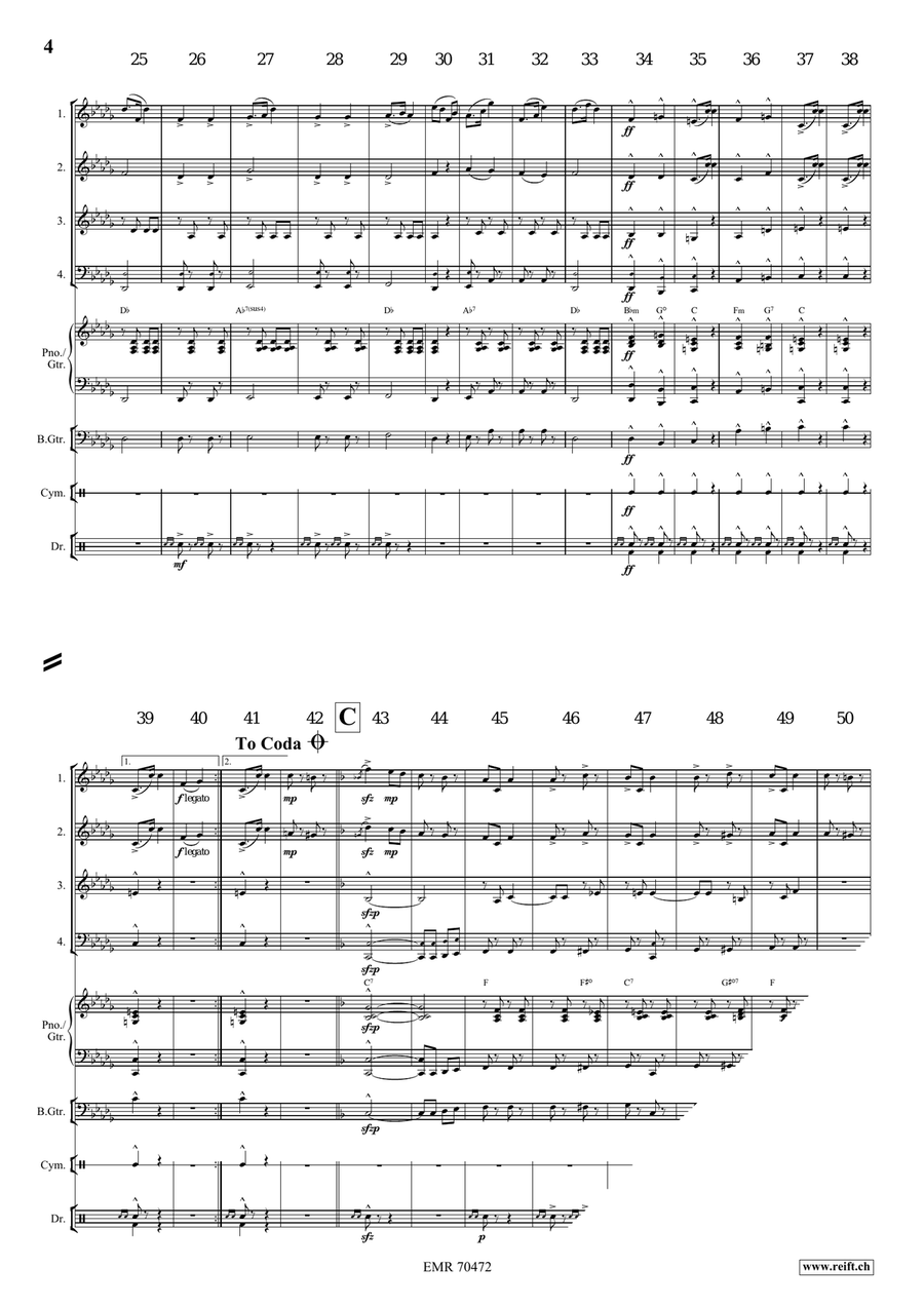 Auf Zum Tanze Woodwind Quartet scores gallery preview page 4