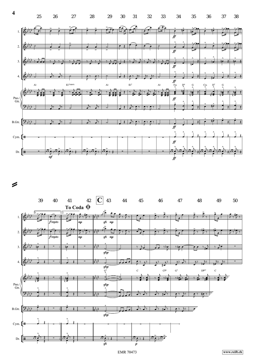 Auf Zum Tanze Auf Zum Tanze Flute Quartet scores gallery preview page 4