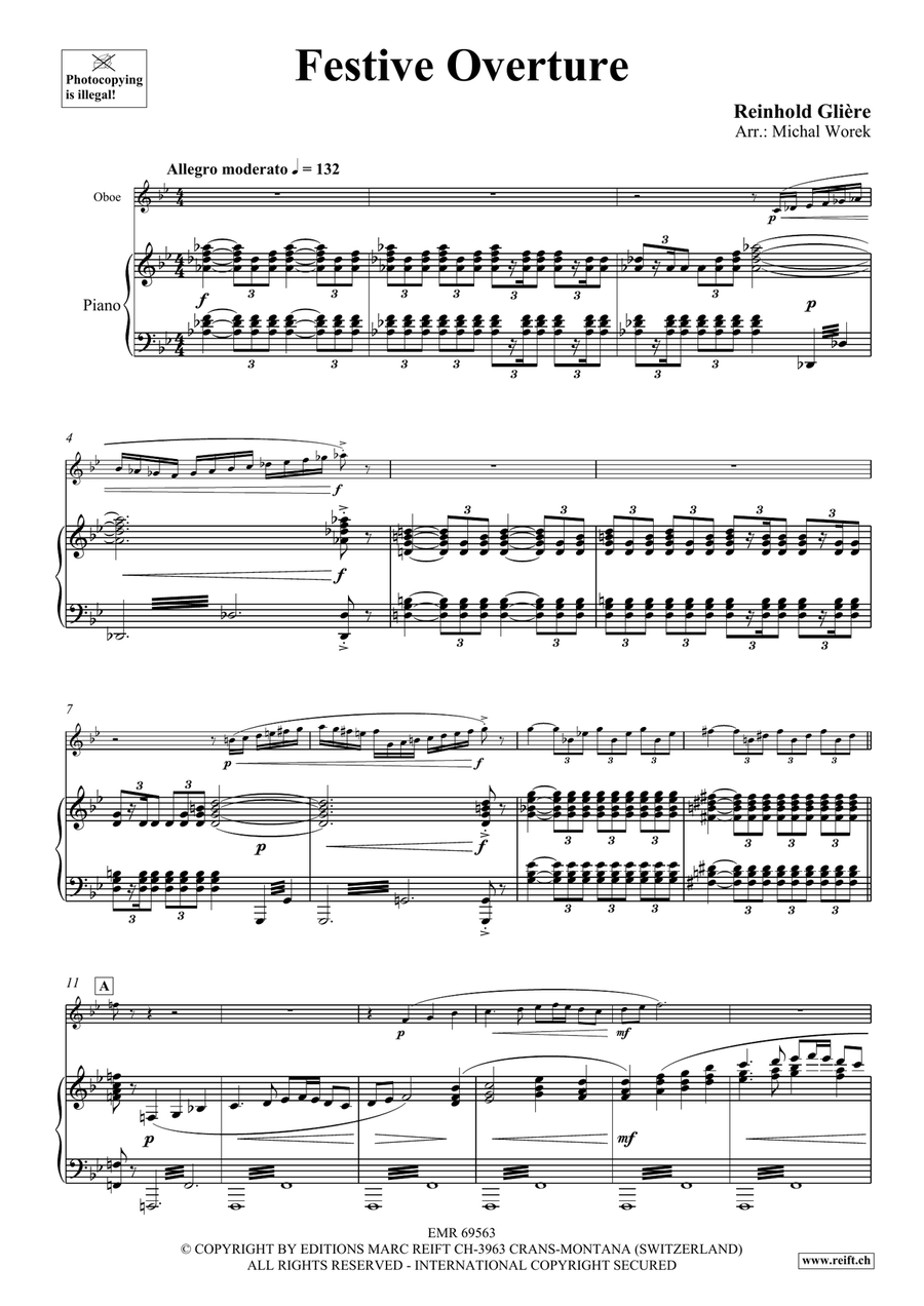 Festive Overture Festive Overture Piano Accompaniment scores gallery preview page 4
