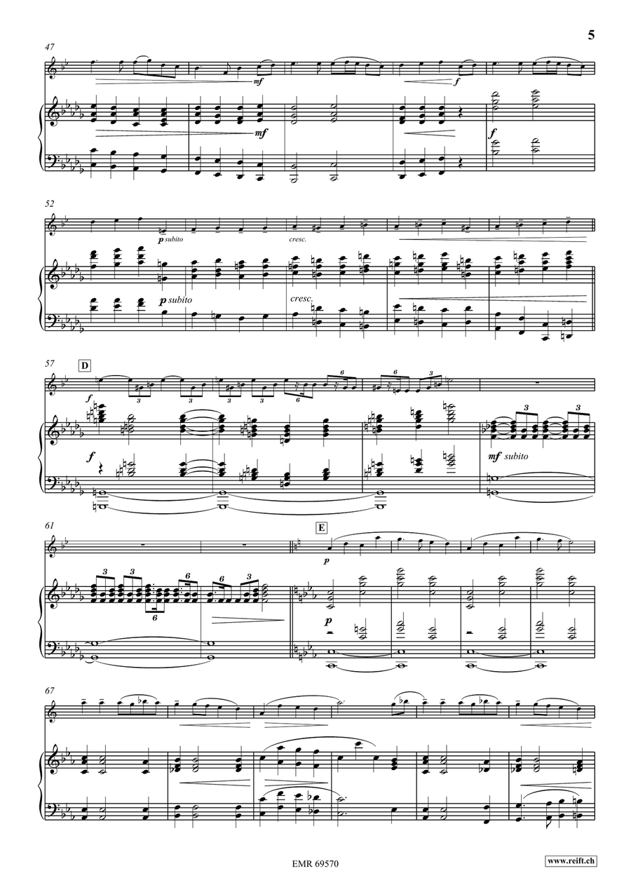 Festive Overture Festive Overture Alto Saxophone scores gallery preview page 6