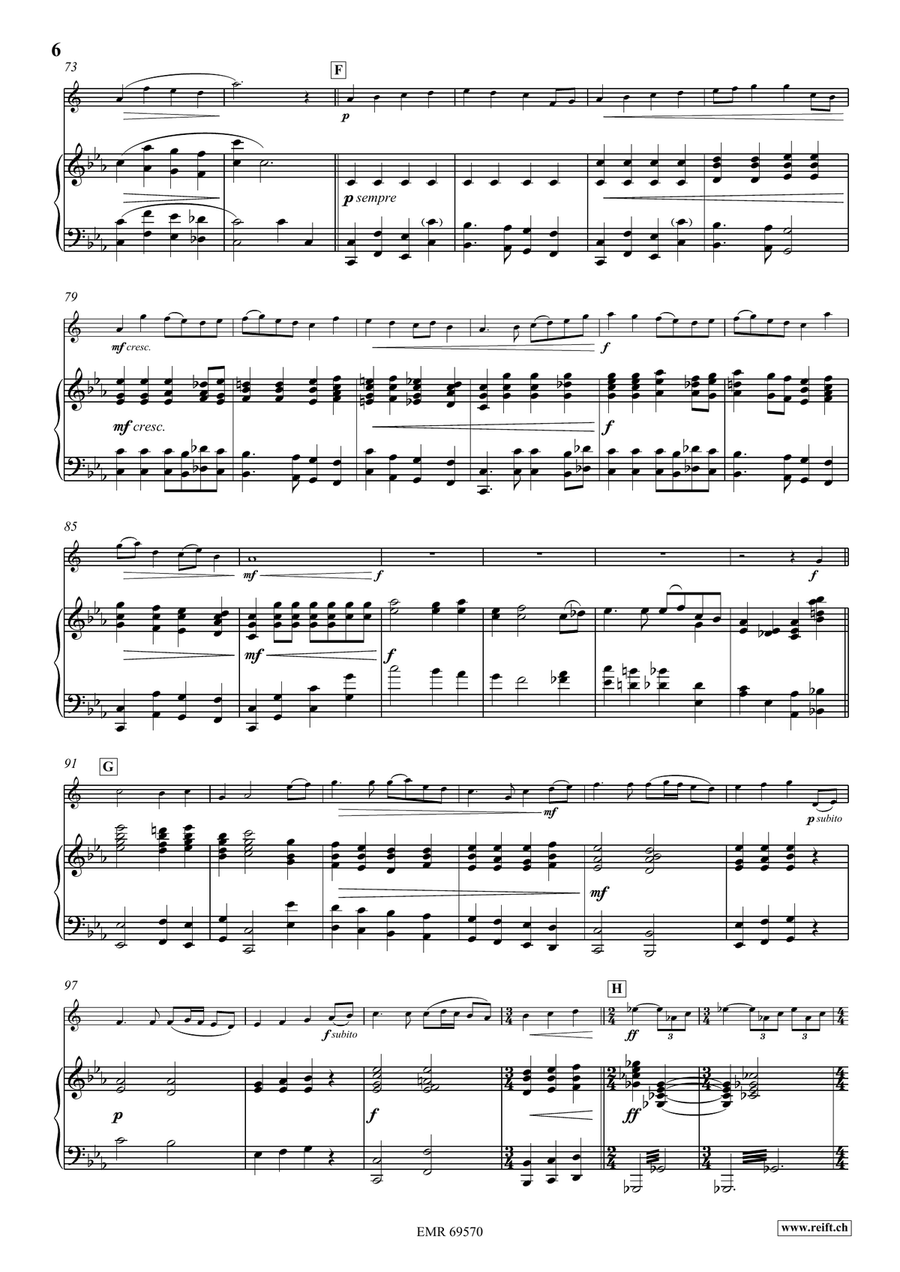 Festive Overture Festive Overture Alto Saxophone scores gallery preview page 7