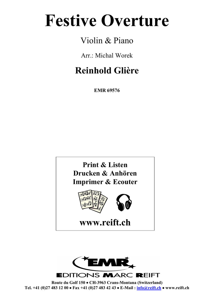 Festive Overture Festive Overture Violin Solo scores gallery preview page 2