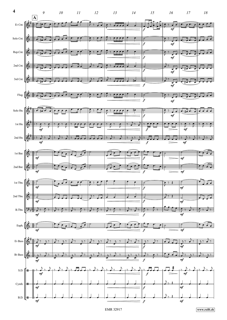 Galaxy Galaxy Brass Band scores gallery preview page 6