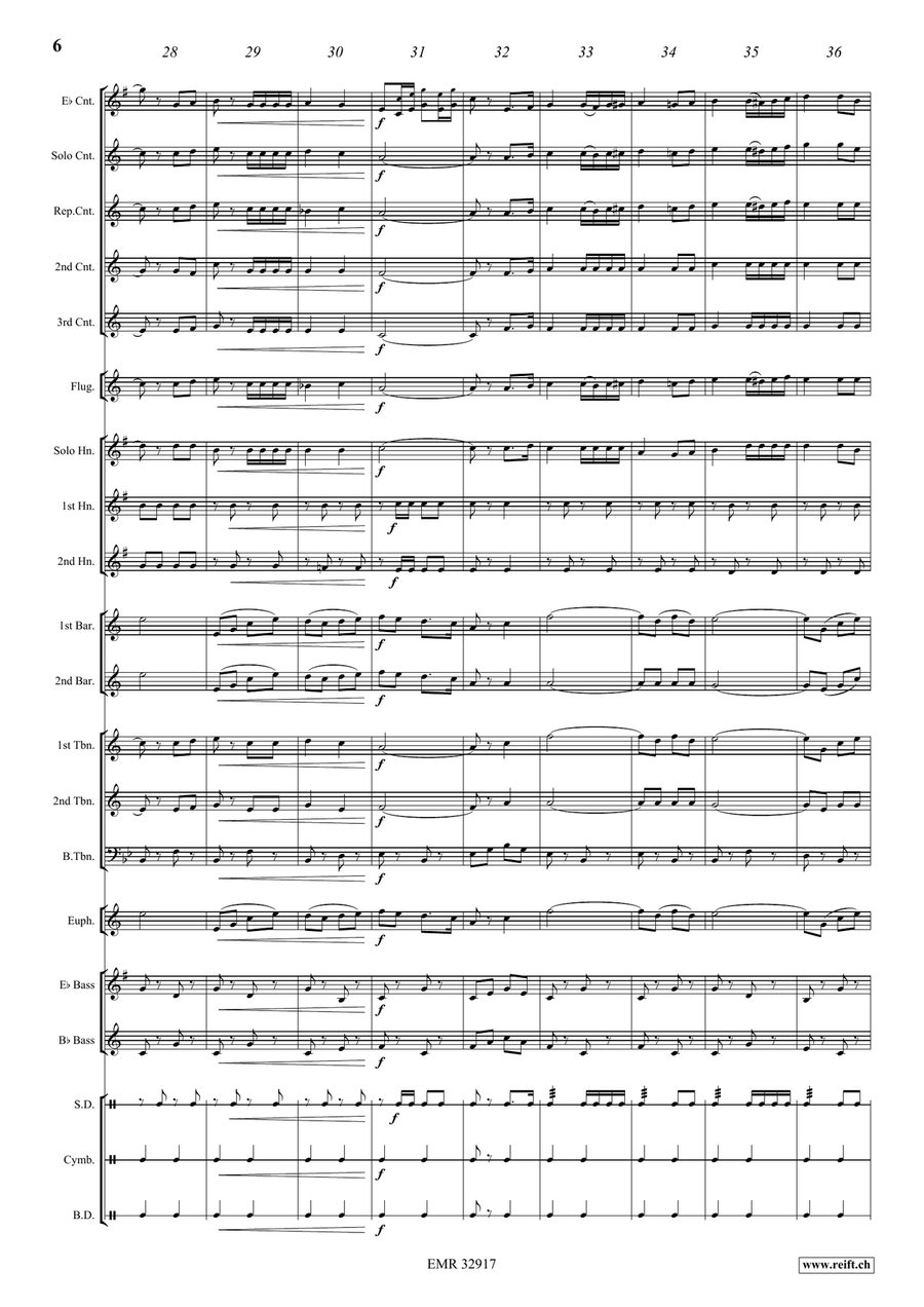 Galaxy Galaxy Brass Band scores gallery preview page 8
