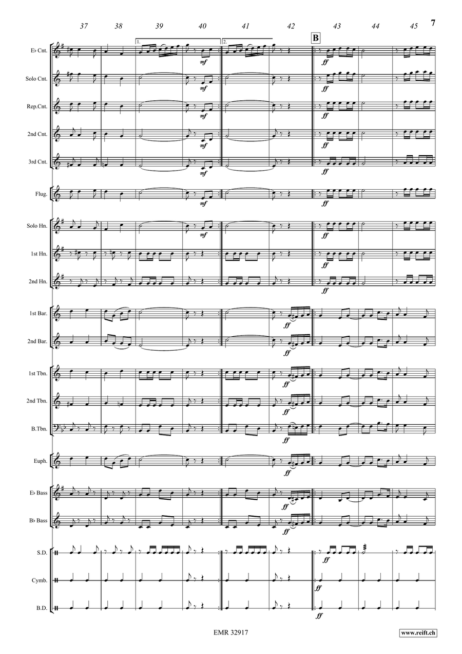 Galaxy Galaxy Brass Band scores gallery preview page 9