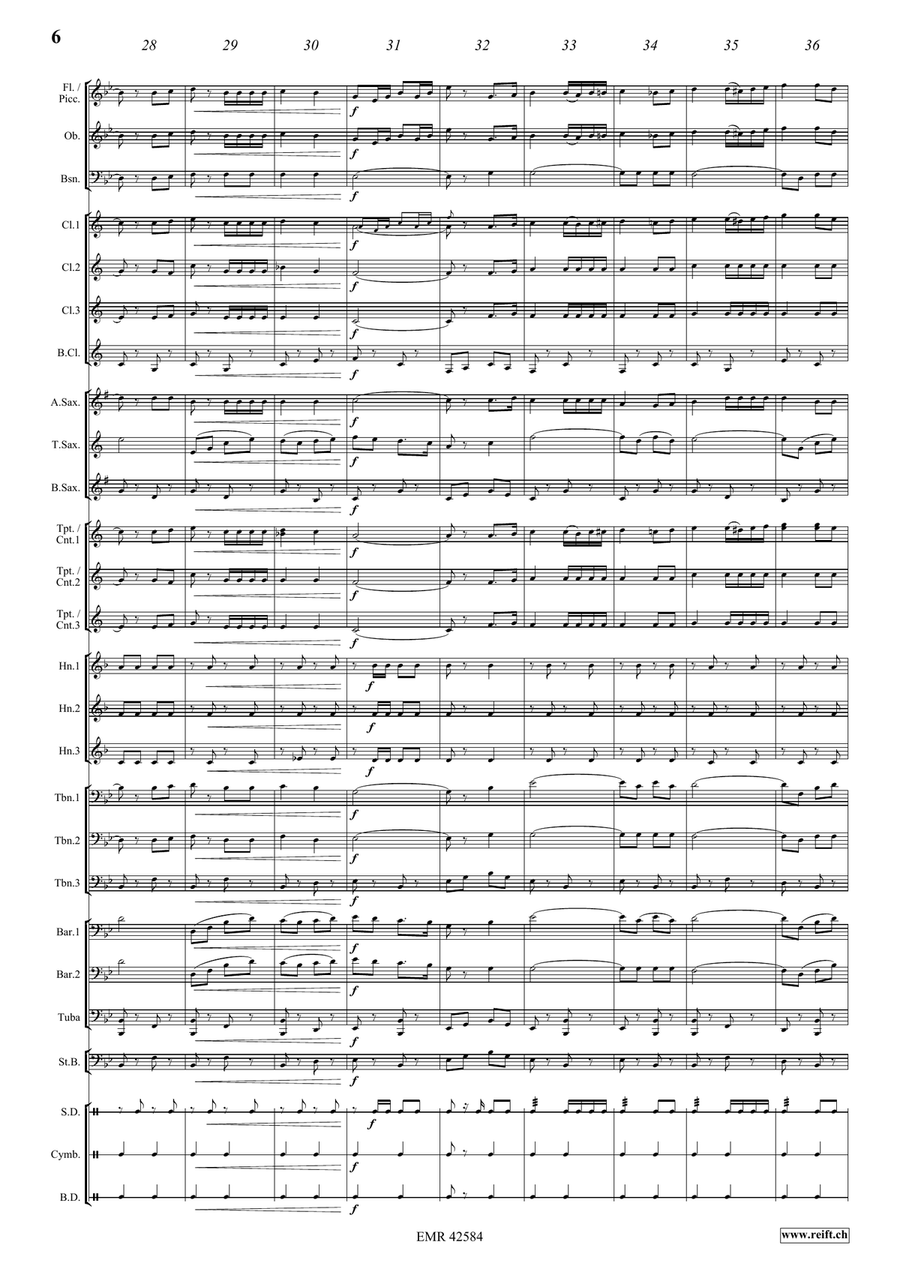 Galaxy Galaxy Concert Band scores gallery preview page 8