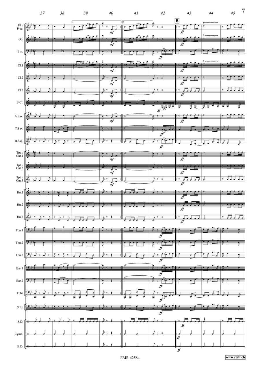 Galaxy Galaxy Concert Band scores gallery preview page 9