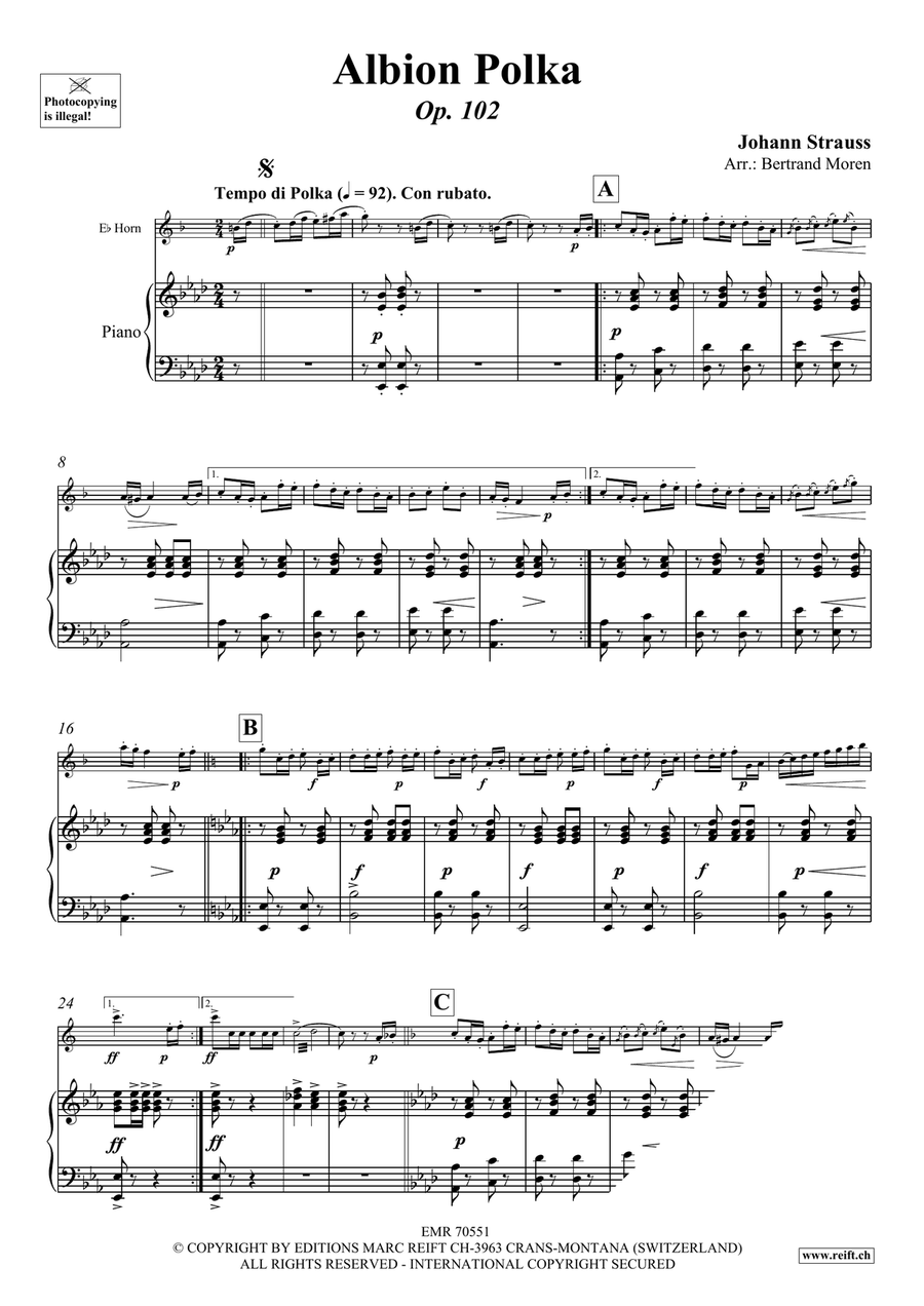 Albion Polka Albion Polka Horn scores gallery preview page 3