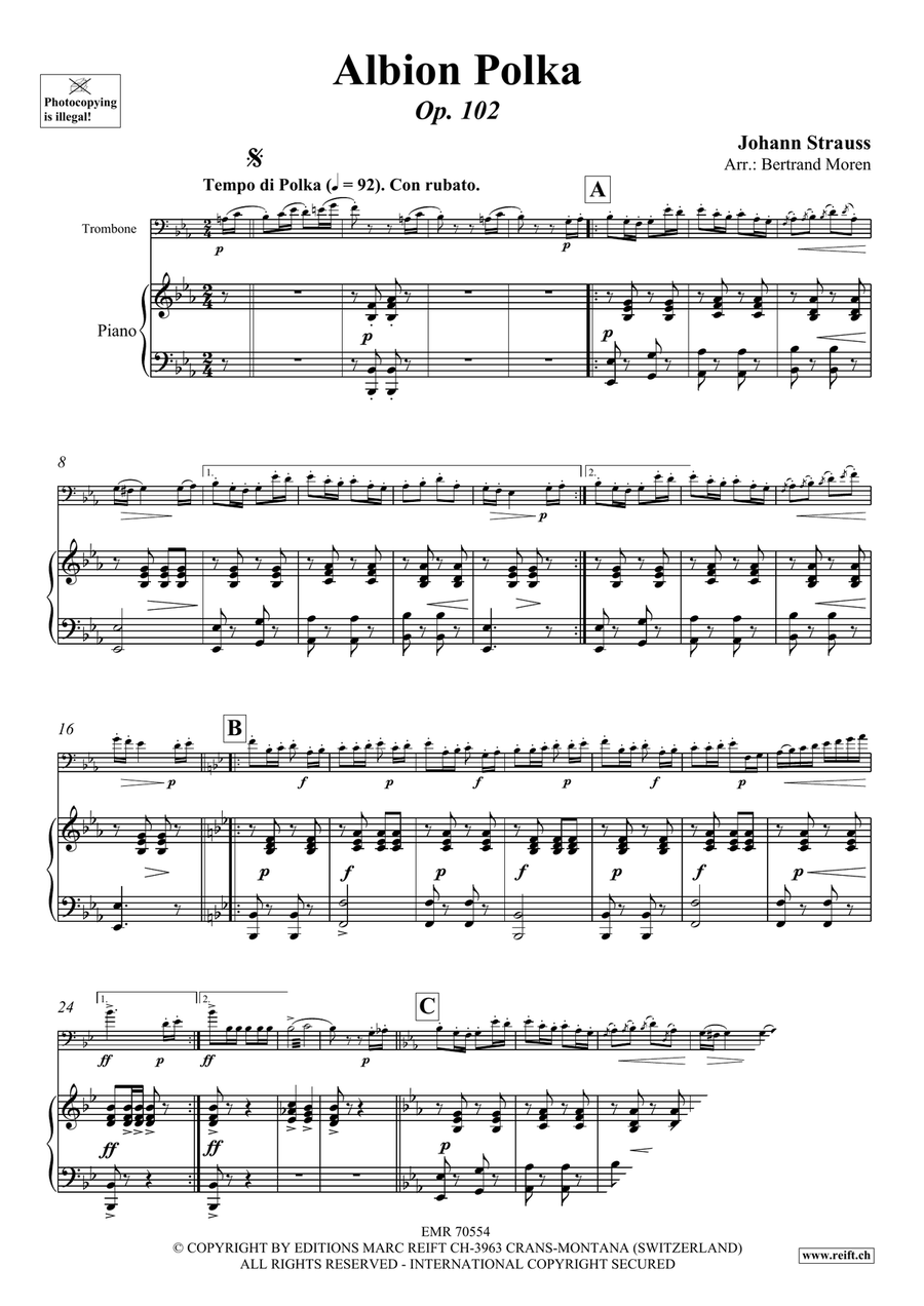 Albion Polka Albion Polka Piano Accompaniment scores gallery preview page 3