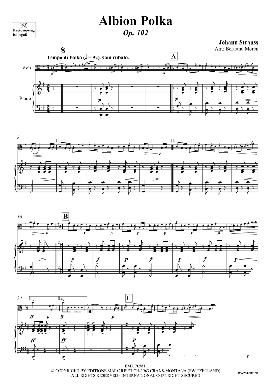 Albion Polka Albion Polka Piano Accompaniment scores gallery preview page 3