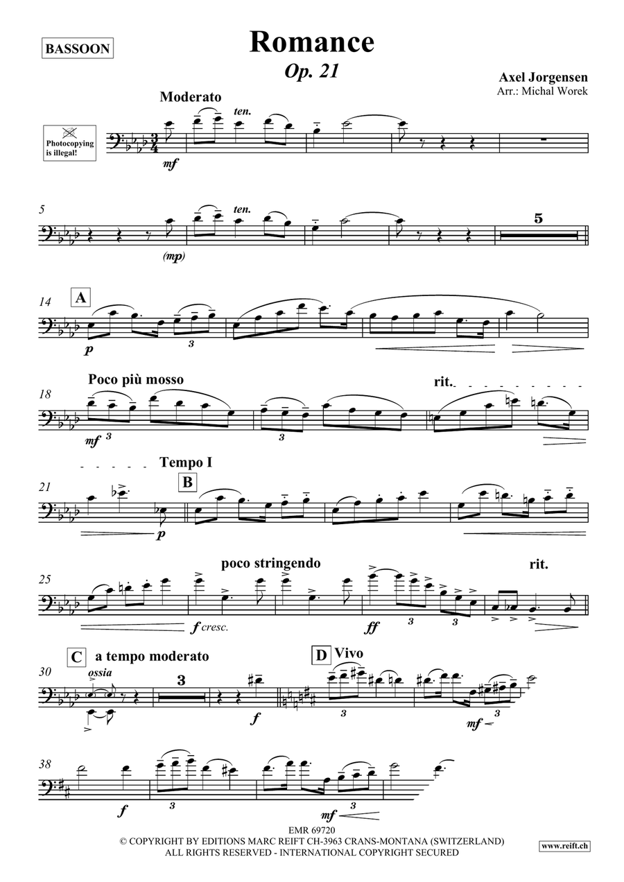 Romance Romance Bassoon Solo scores gallery preview page 3