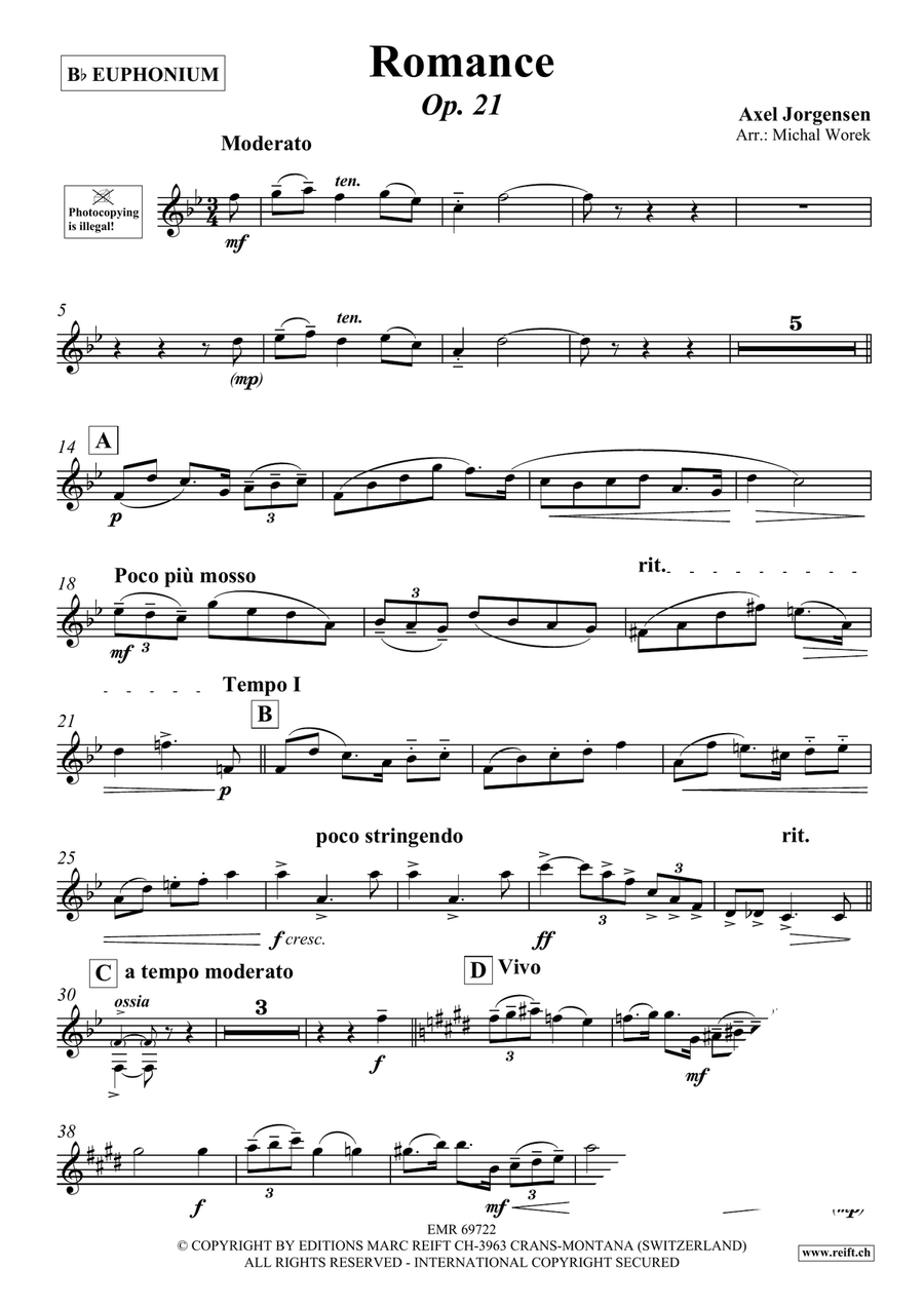 Romance Romance Euphonium scores gallery preview page 3