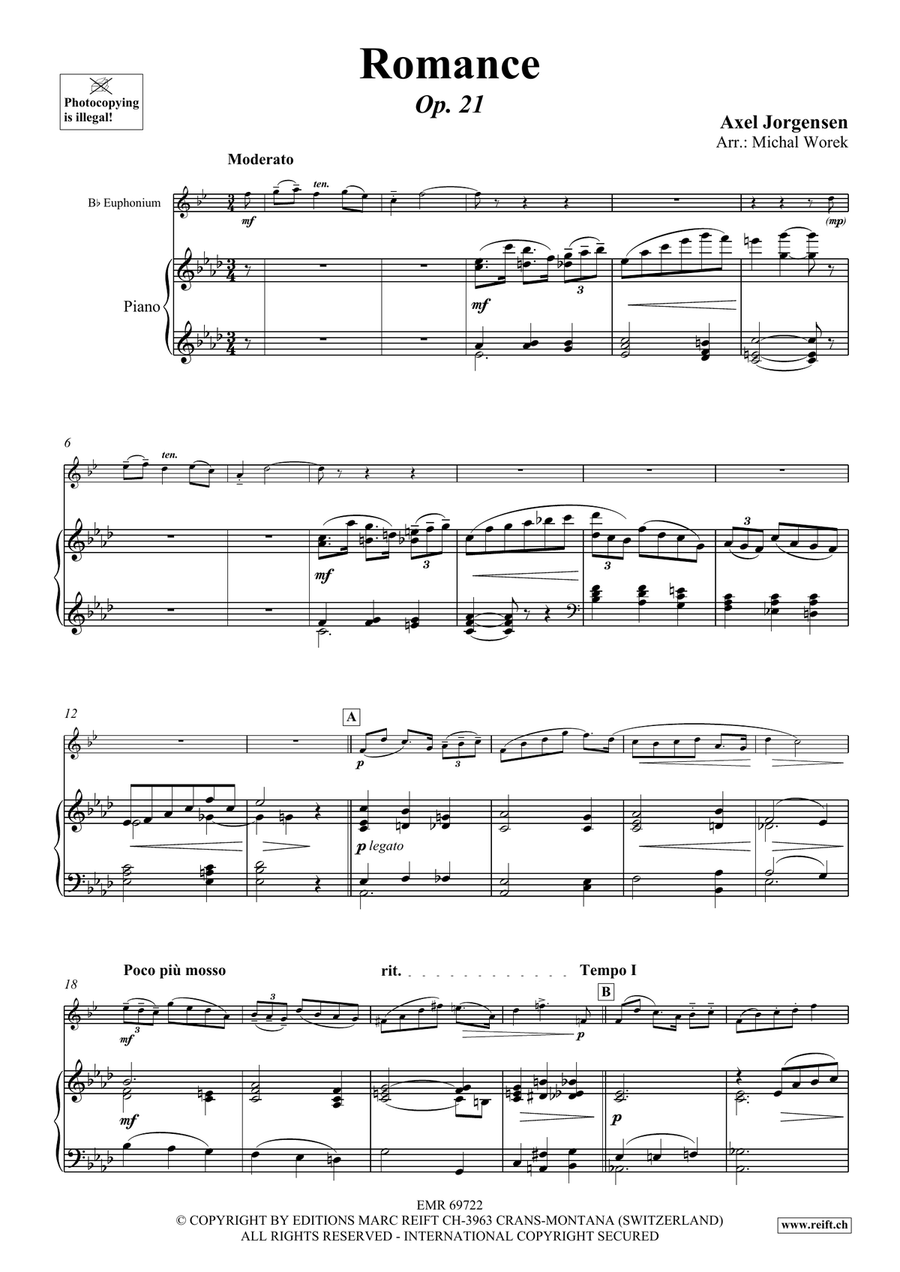 Romance Romance Euphonium scores gallery preview page 4