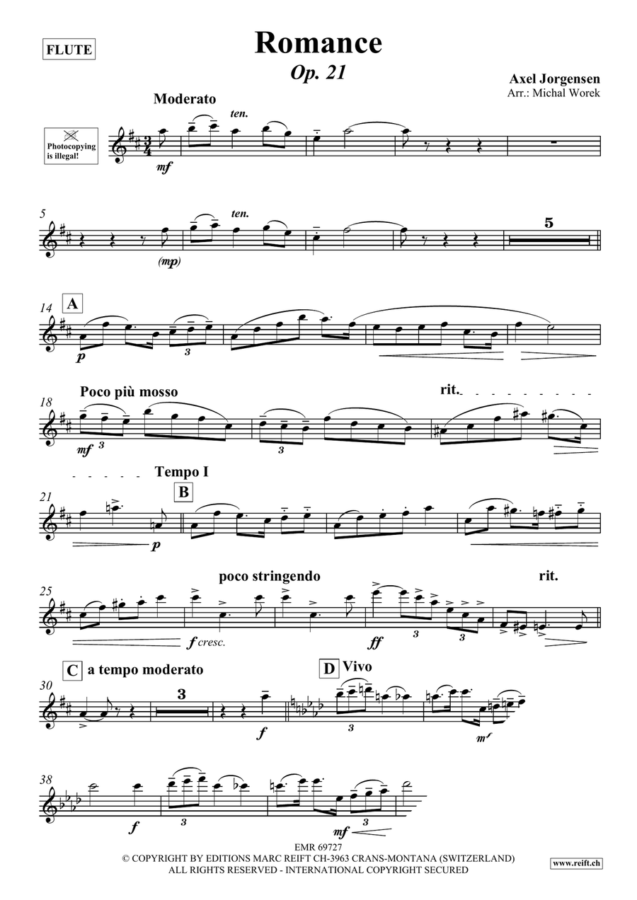 Romance Romance Flute Solo scores gallery preview page 3