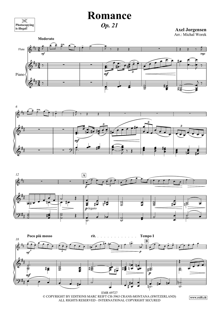 Romance Romance Flute Solo scores gallery preview page 4