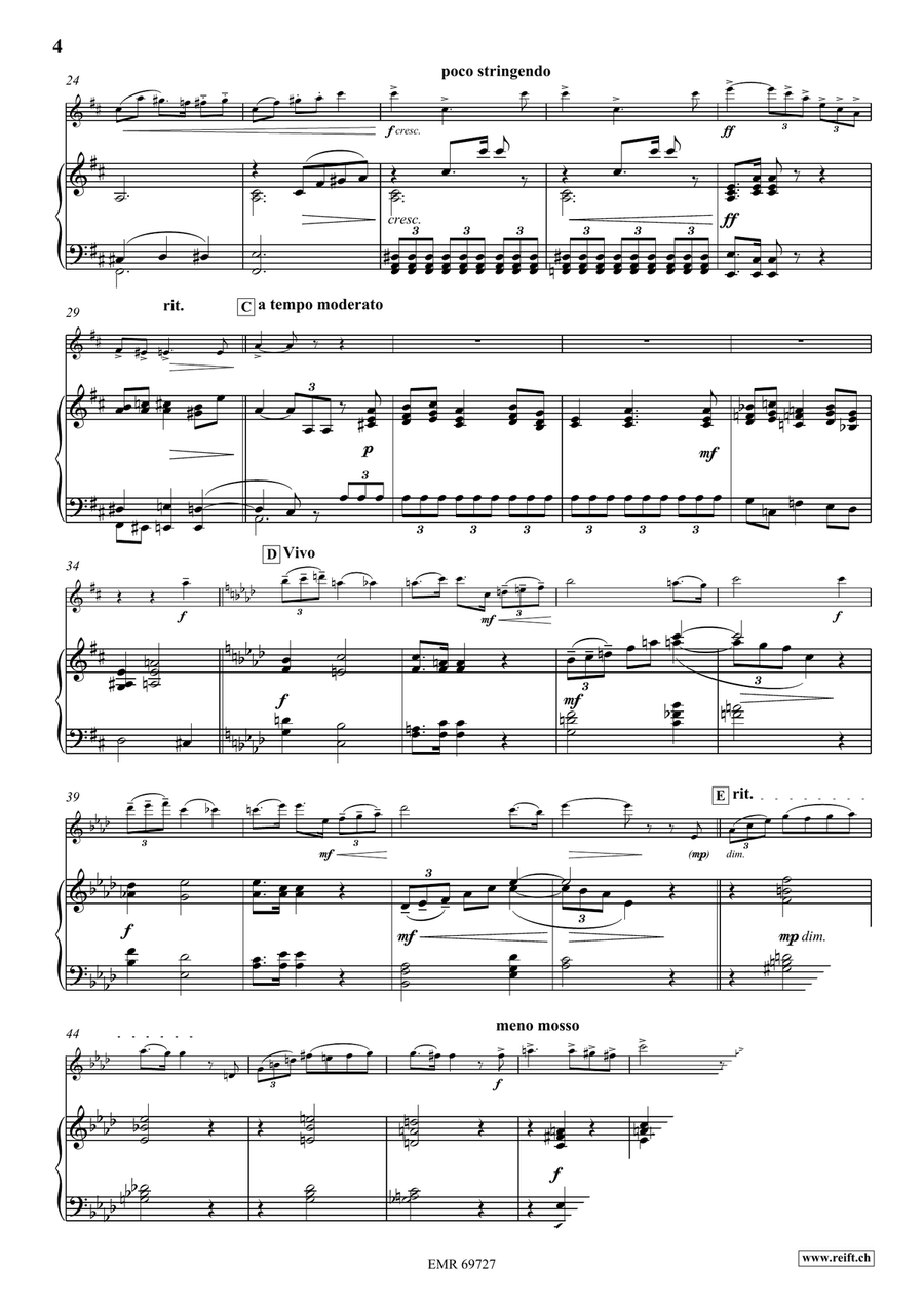 Romance Romance Flute Solo scores gallery preview page 5